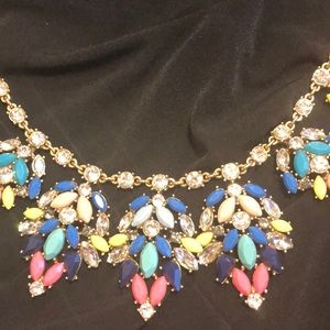 Colorful statement necklace!